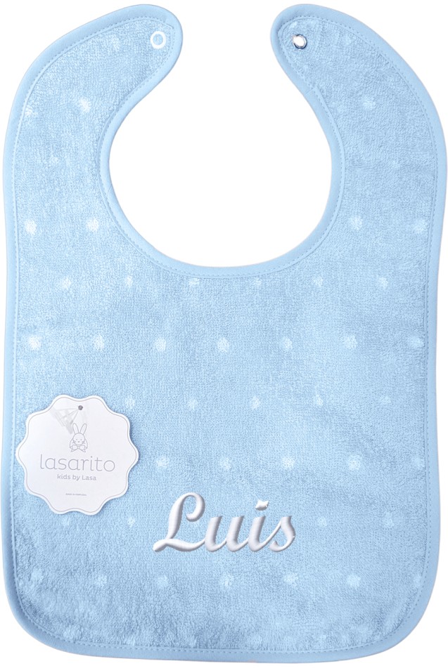 Comprar Babero Personalizado Pintas Azul